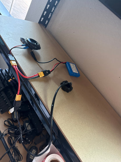 Battery powered horn for Sur-Ron ebike front view