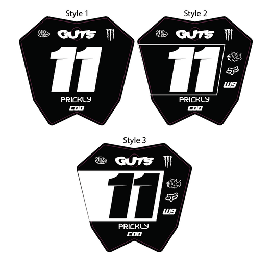 ETM RTR Front Plate Decal
