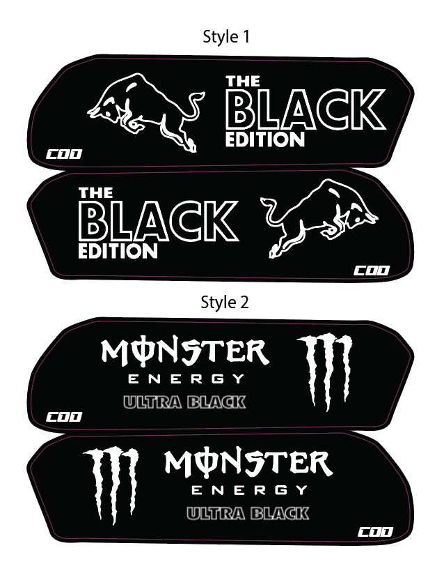 Energy Edition Ridstar Battery Decals