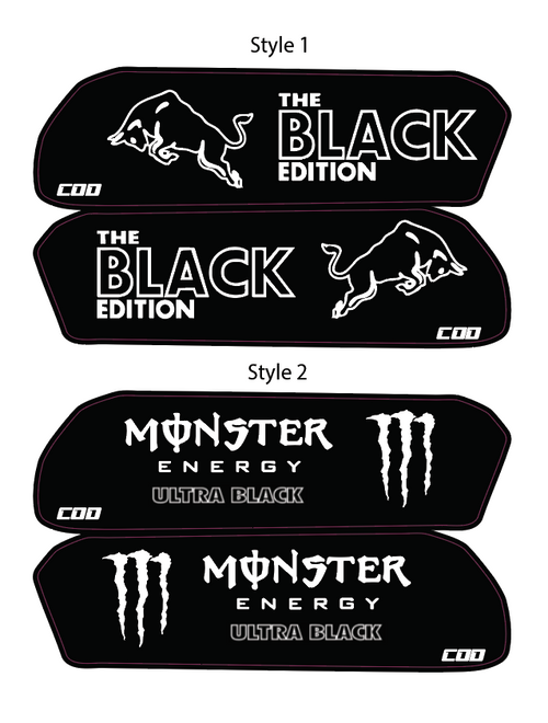 Energy Edition Ridstar Battery Decals